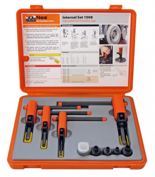 NES gängreparationssats invändig 4 delar 8-32 mm