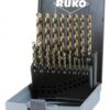 Borrsats med superborr cobolt CO5 1-10 mm. eller 1-13 mm. RUKO