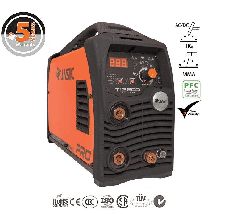 Tigsvets Jasic 200P DC pulse pfc wide voltage