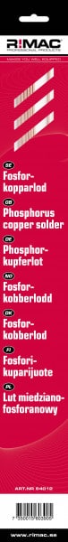 RIMAC sb-pac fosforkopparlod 5% silver - 2x2mm/8st