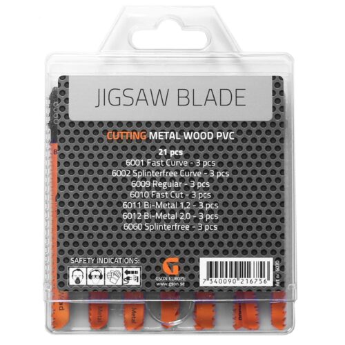 Jigsaw Blade Set 21 stycken