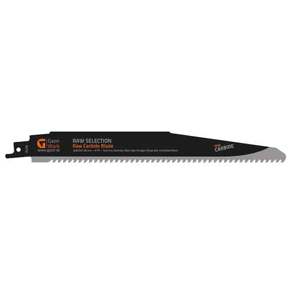 Tigerblade RAW Carbide Teeth 228 x 25 x 1,3 mm, 6 TPI