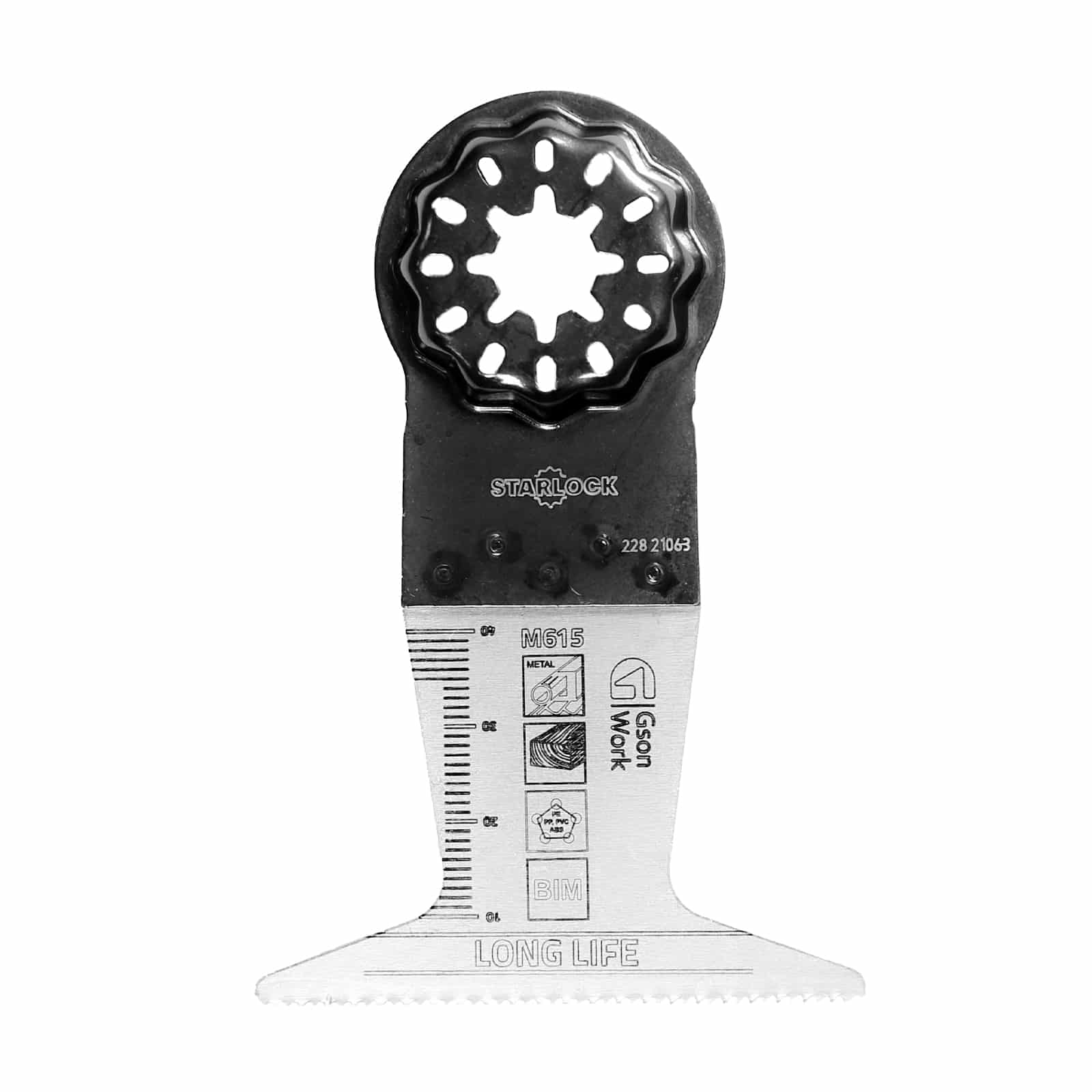 Multiblad Starlock Bi-Metal 65 x 42 mm 5 stycken förpackning - Bild 2