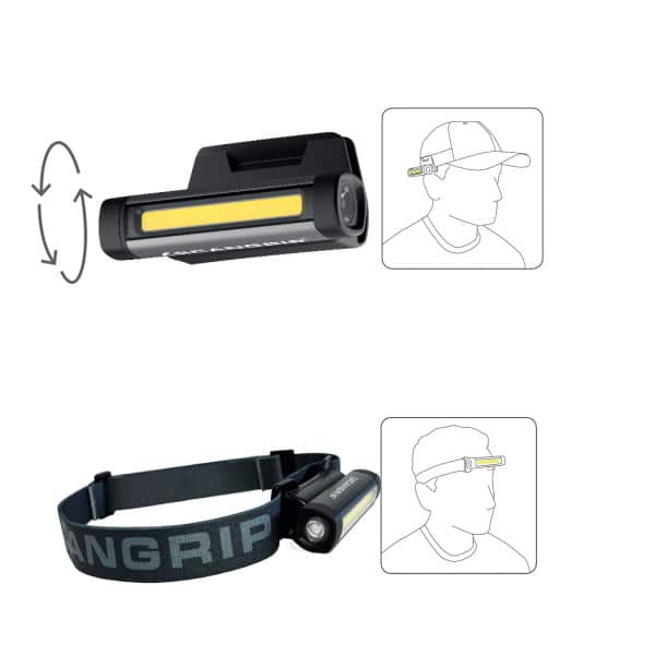 Scangrip flex wear kit inklusica pannband och kepsfäste - Bild 7