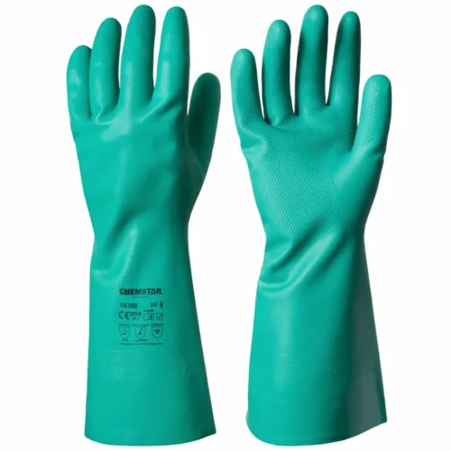 Granberg 1000 kemikalieresistenta nitrilhandskar med flossat foder