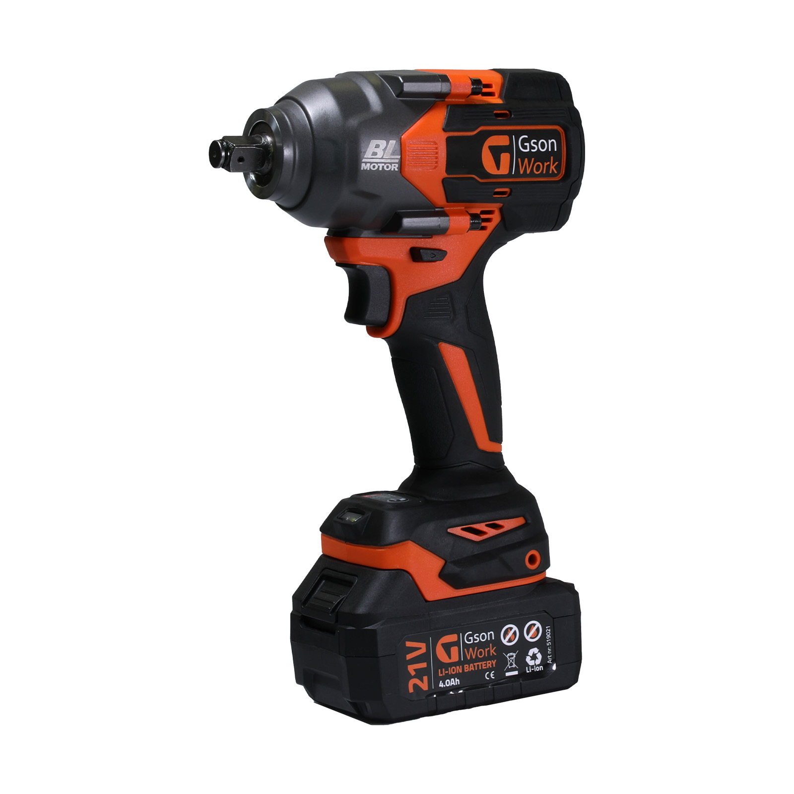 Cordless Impact Wrench 1/2" 1200 N.M 2 st 21V 40AH GSON
